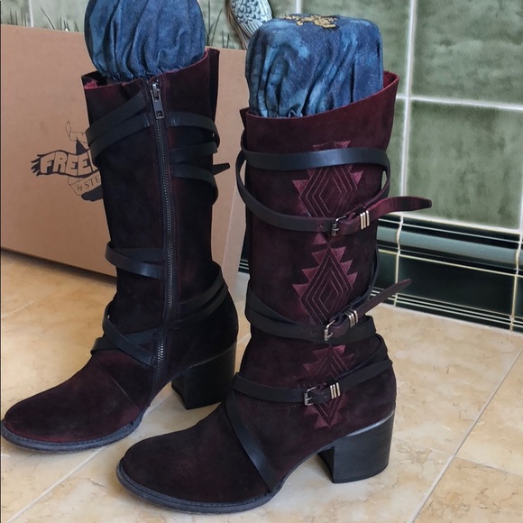 freebird red boots